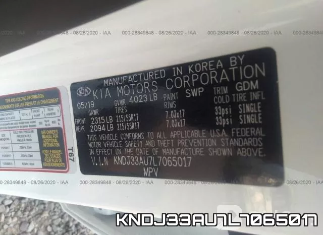 KNDJ33AU7L7065017 фото 10