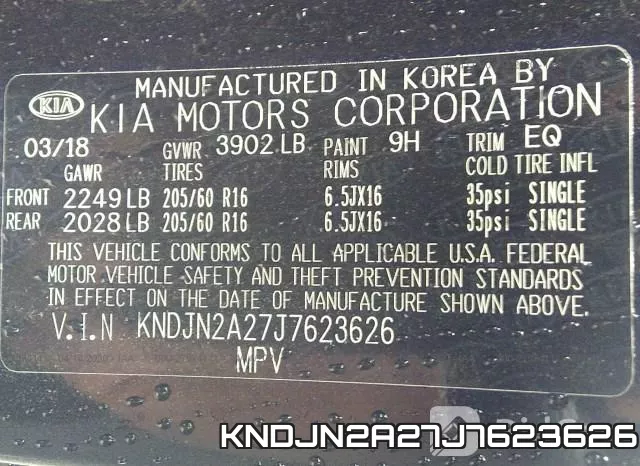 KNDJN2A27J7623626 фото 10