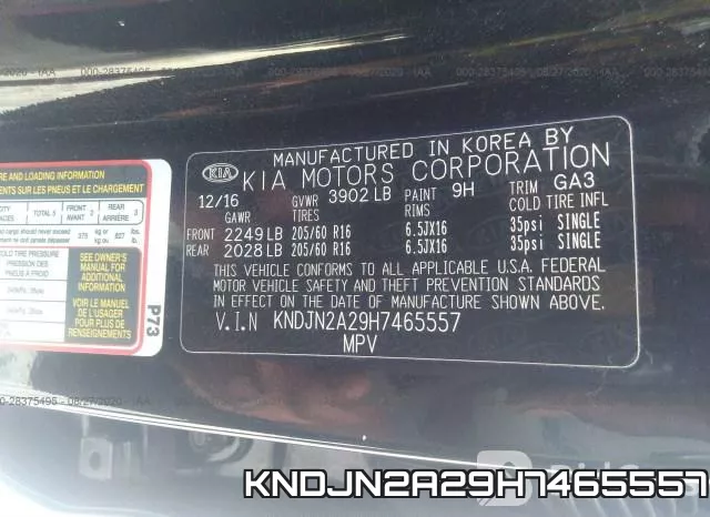 KNDJN2A29H7465557 фото 10
