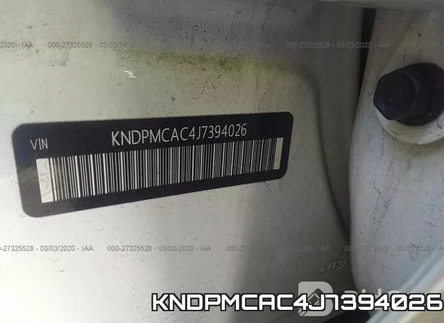 KNDPMCAC4J7394026 фото 10