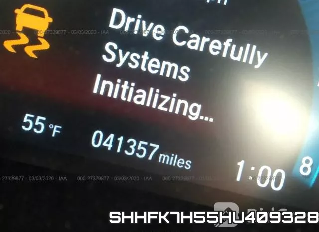 SHHFK7H55HU409328 фото 8