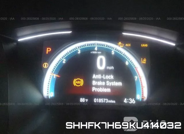 SHHFK7H69KU414032 фото 8