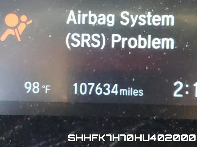 SHHFK7H70HU402000 фото 9