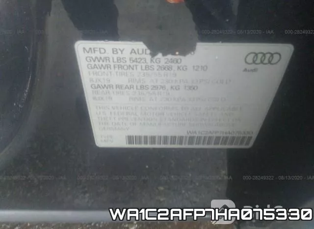 WA1C2AFP7HA075330 фото 10