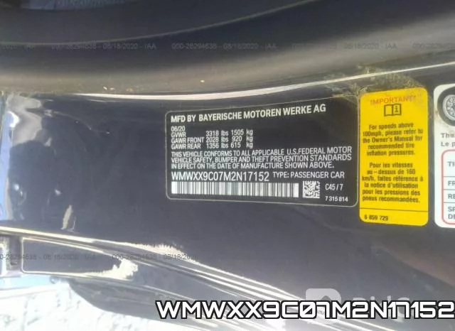 WMWXX9C07M2N17152 фото 10