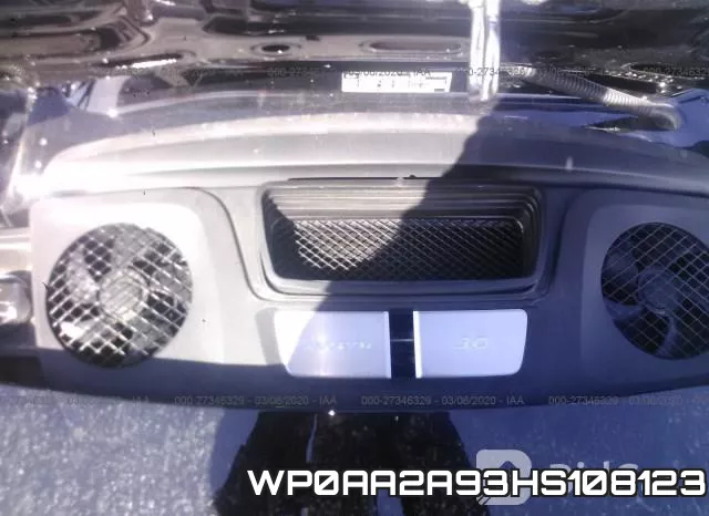 WP0AA2A93HS108123 фото 2