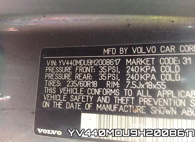 YV440MDU9H2008617 фото 10