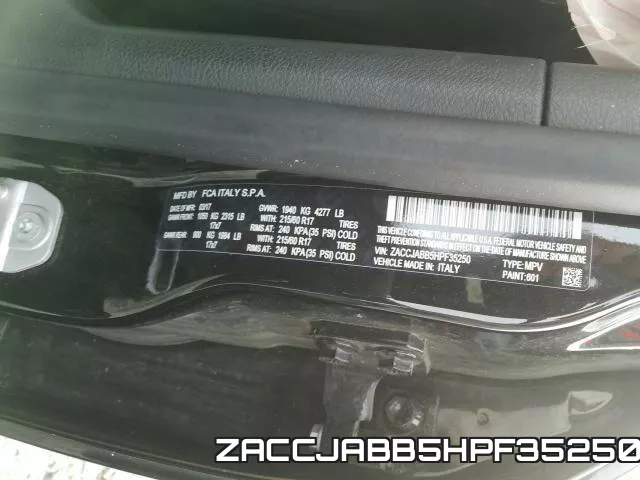 ZACCJABB5HPF35250 фото 2