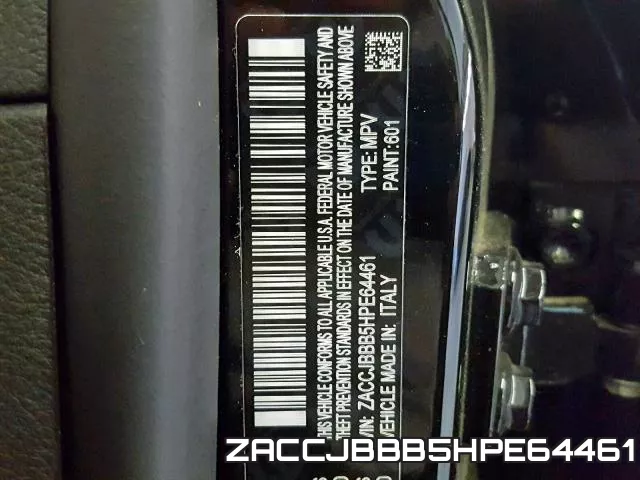 ZACCJBBB5HPE64461 фото 2