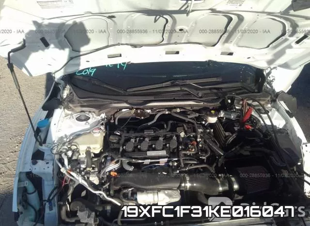 19XFC1F31KE016047 фото 2