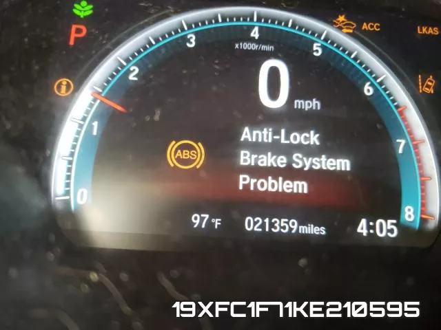 19XFC1F71KE210595 фото 9