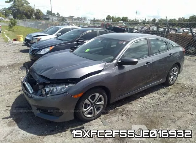 19XFC2F55JE016932 фото 3