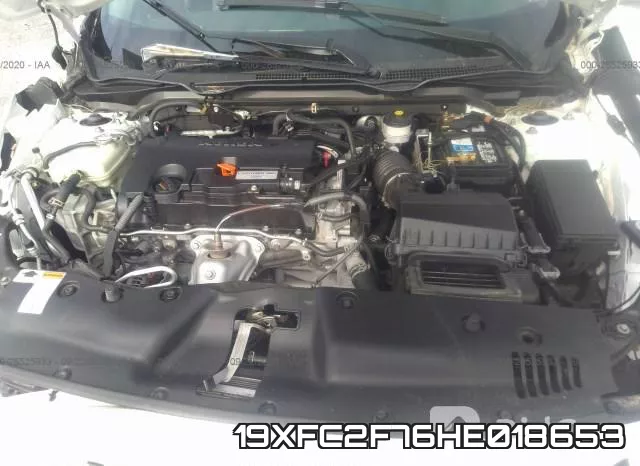 19XFC2F76HE018653 фото 2