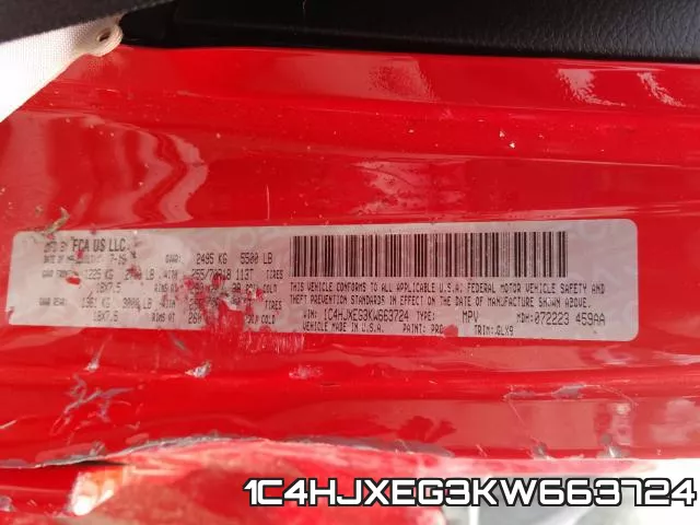 1C4HJXEG3KW663724 фото 2