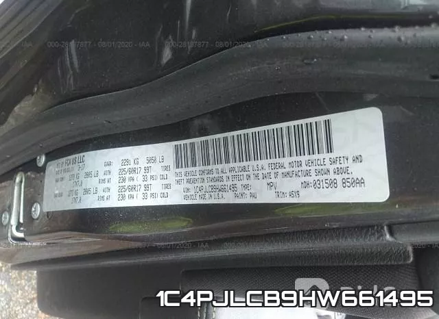 1C4PJLCB9HW661495 фото 10