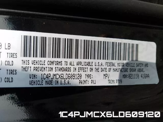 1C4PJMCX6LD609120 фото 2