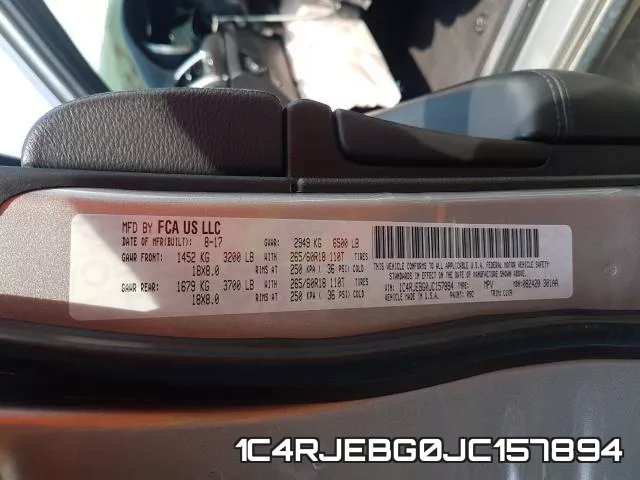 1C4RJEBG0JC157894 фото 2