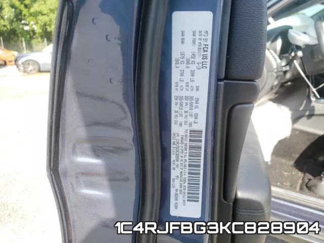 1C4RJFBG3KC828904 фото 2