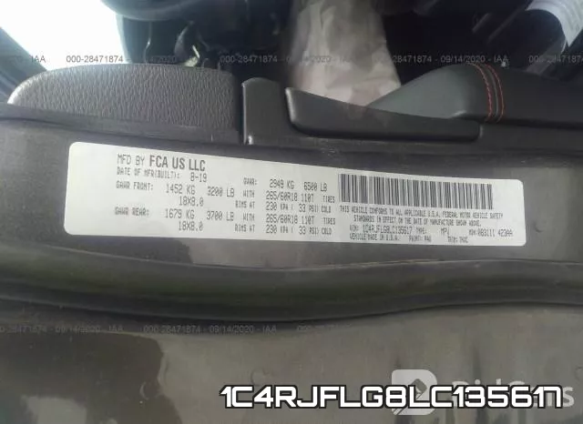 1C4RJFLG8LC135617 фото 9