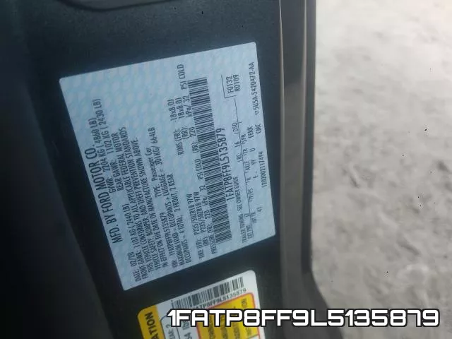 1FATP8FF9L5135879 фото 2