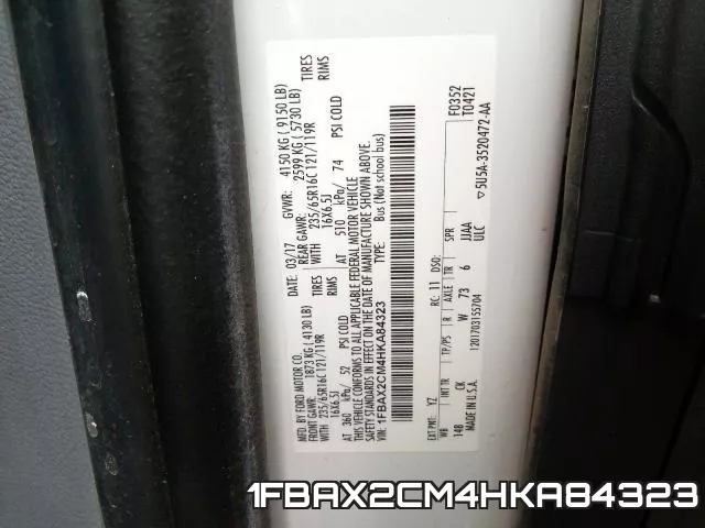 1FBAX2CM4HKA84323 фото 2