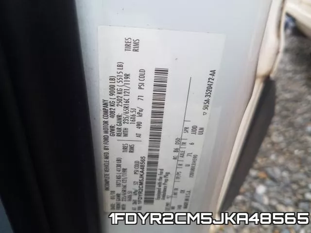 1FDYR2CM5JKA48565 фото 2