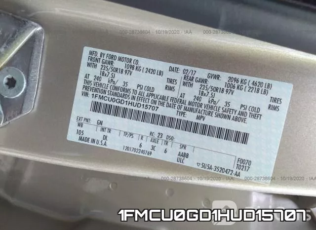 1FMCU0GD1HUD15707 фото 10