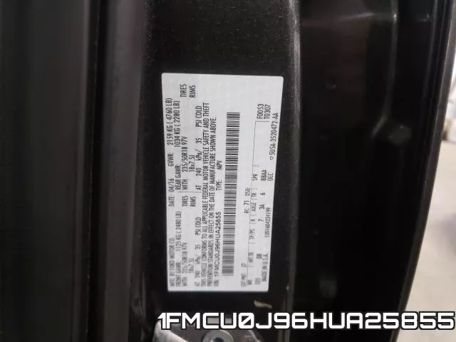 1FMCU0J96HUA25855 фото 2