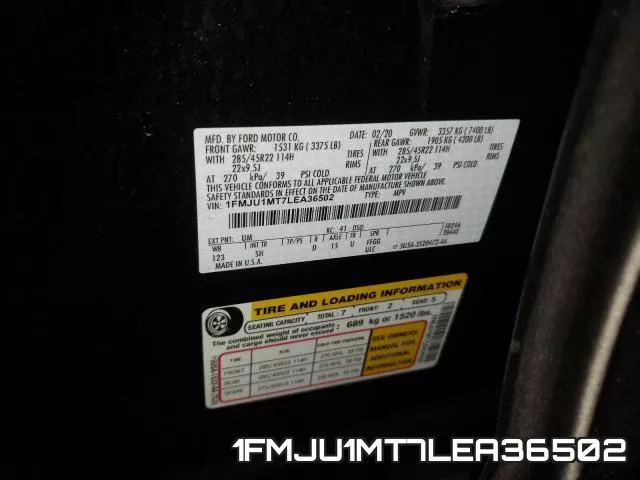 1FMJU1MT7LEA36502 фото 2
