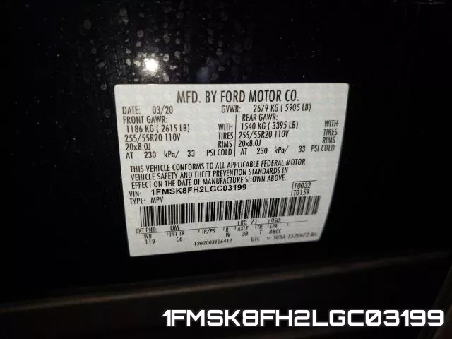 1FMSK8FH2LGC03199 фото 2
