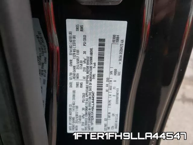 1FTER1FH9LLA44547 фото 2
