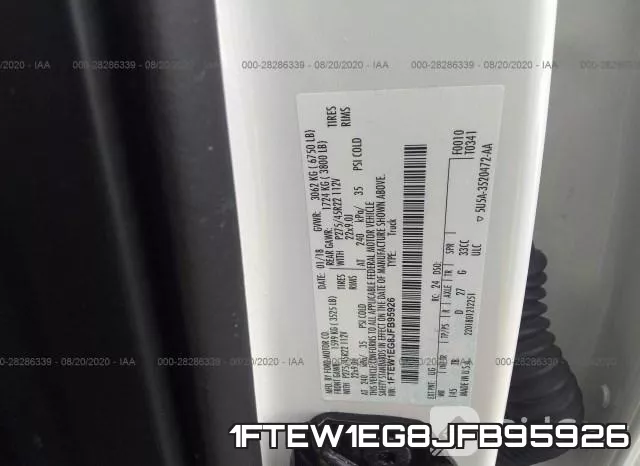 1FTEW1EG8JFB95926 фото 10