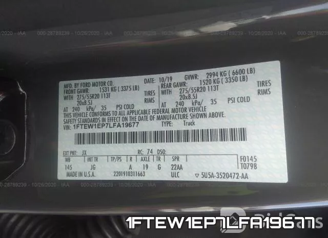1FTEW1EP7LFA19677 фото 10