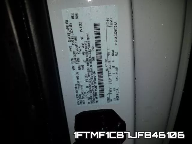 1FTMF1CB7JFB46106 фото 2