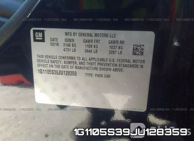1G1105S39JU128359 фото 10