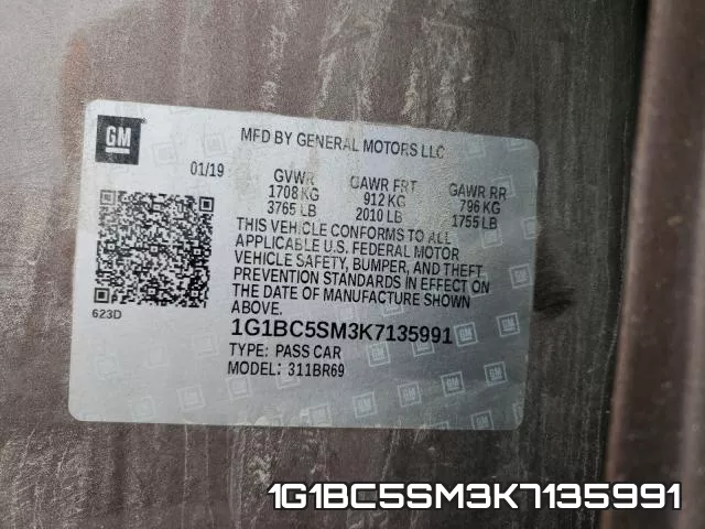 1G1BC5SM3K7135991 фото 2