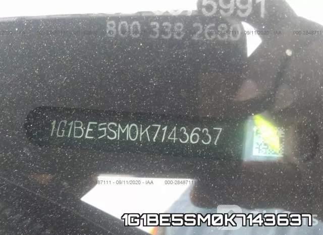 1G1BE5SM0K7143637 фото 10