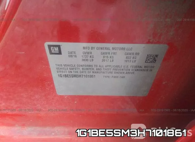 1G1BE5SM3H7101861 фото 10