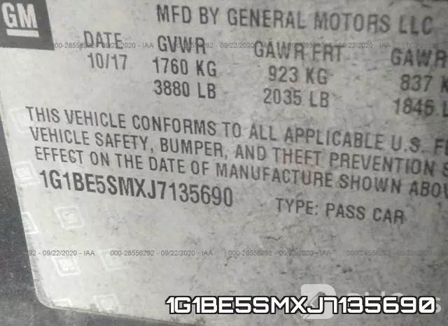 1G1BE5SMXJ7135690 фото 10