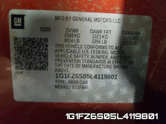 1G1FZ6S05L4119801 фото 2