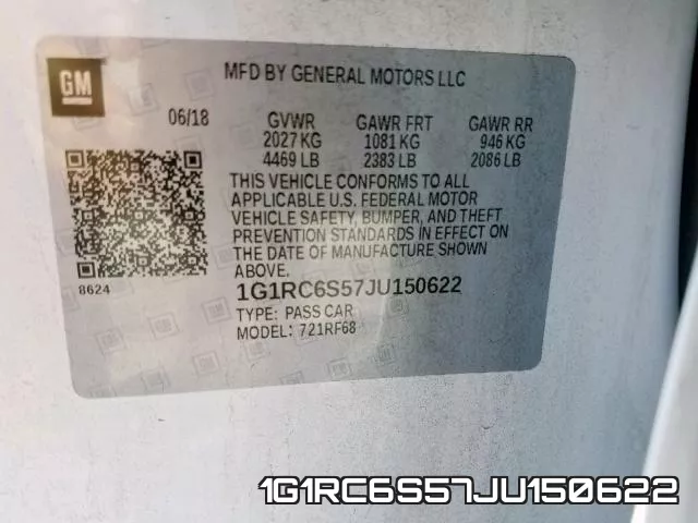 1G1RC6S57JU150622 фото 2