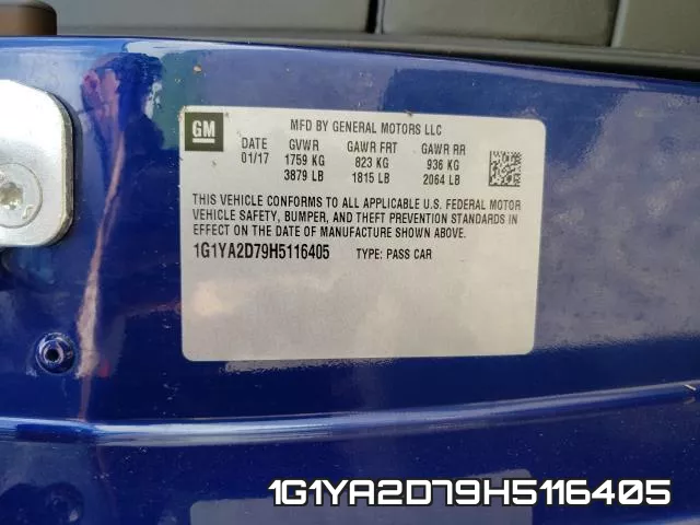 1G1YA2D79H5116405 фото 2
