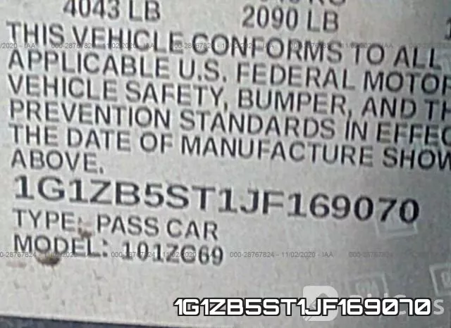 1G1ZB5ST1JF169070 фото 10