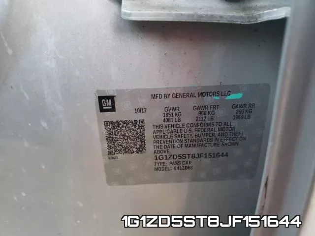 1G1ZD5ST8JF151644 фото 2