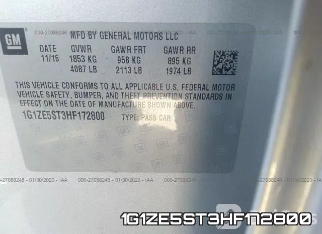 1G1ZE5ST3HF172800 фото 10