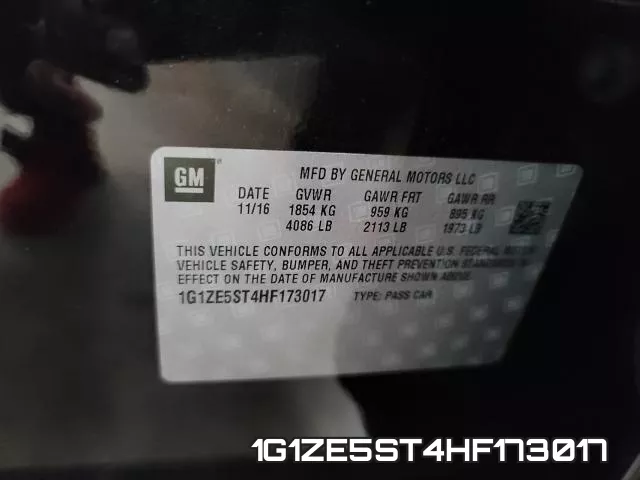 1G1ZE5ST4HF173017 фото 2