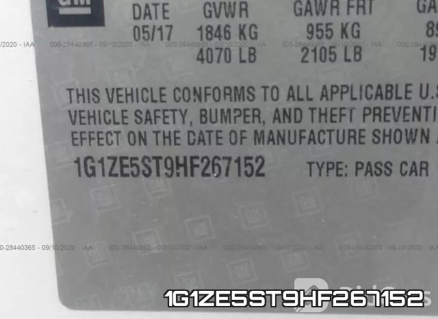 1G1ZE5ST9HF267152 фото 10