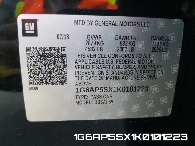 1G6AP5SX1K0101223 фото 2