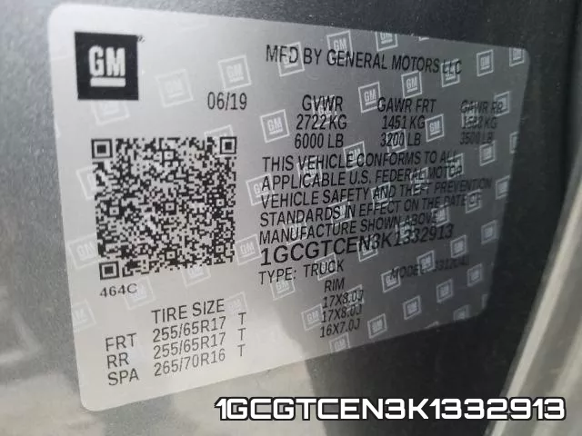 1GCGTCEN3K1332913 фото 2