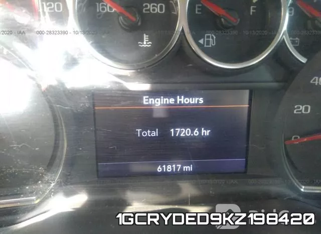 1GCRYDED9KZ198420 фото 8